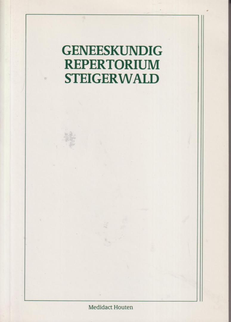 Medidact - Geneeskundig repertorium Steigerwald