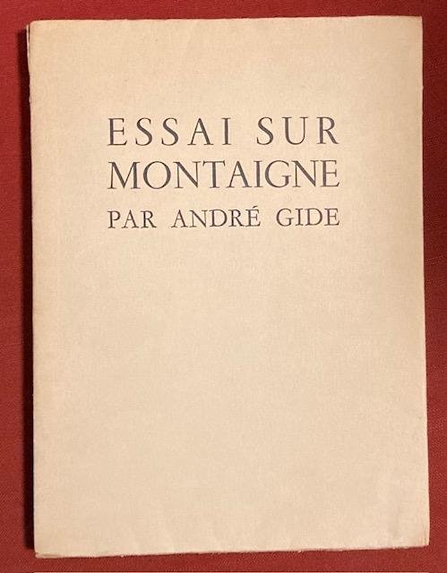 Gide, A. - Essai sur Montaigne