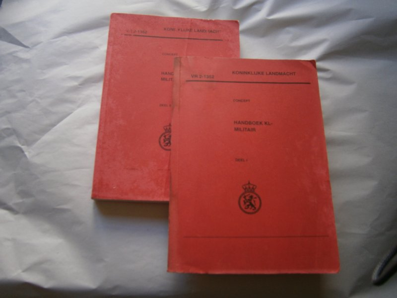  - Handboek KL militair Deel 1 en 2