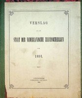 Collectief - Verslag van den Staat der Nederlandsche Zeevisscherijen over 1891
