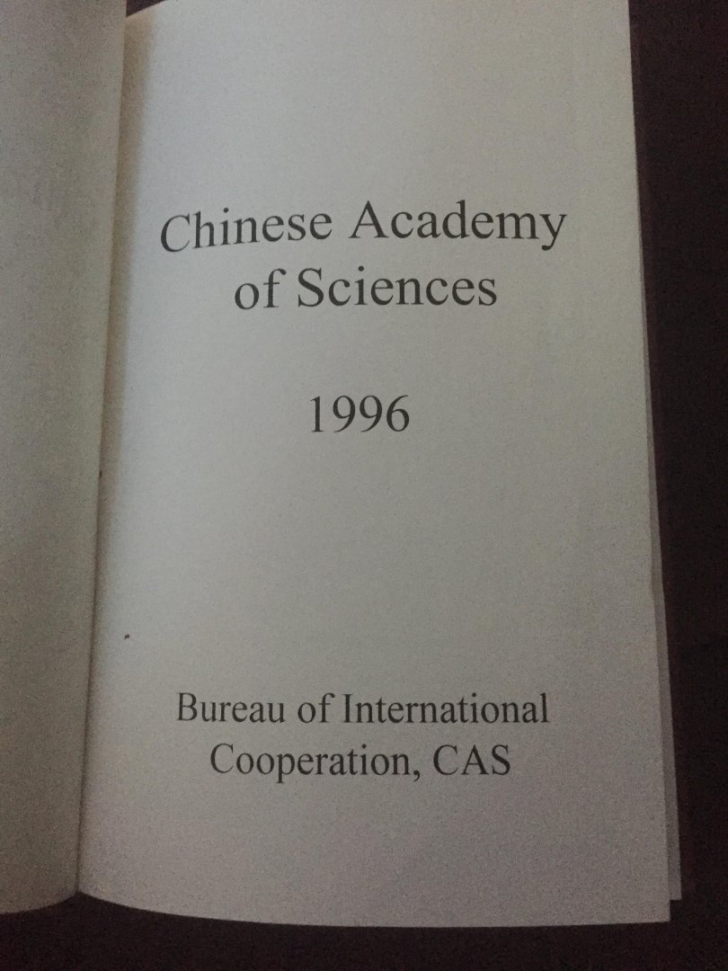 Bureau of international CAS - Chinese academy of sciences