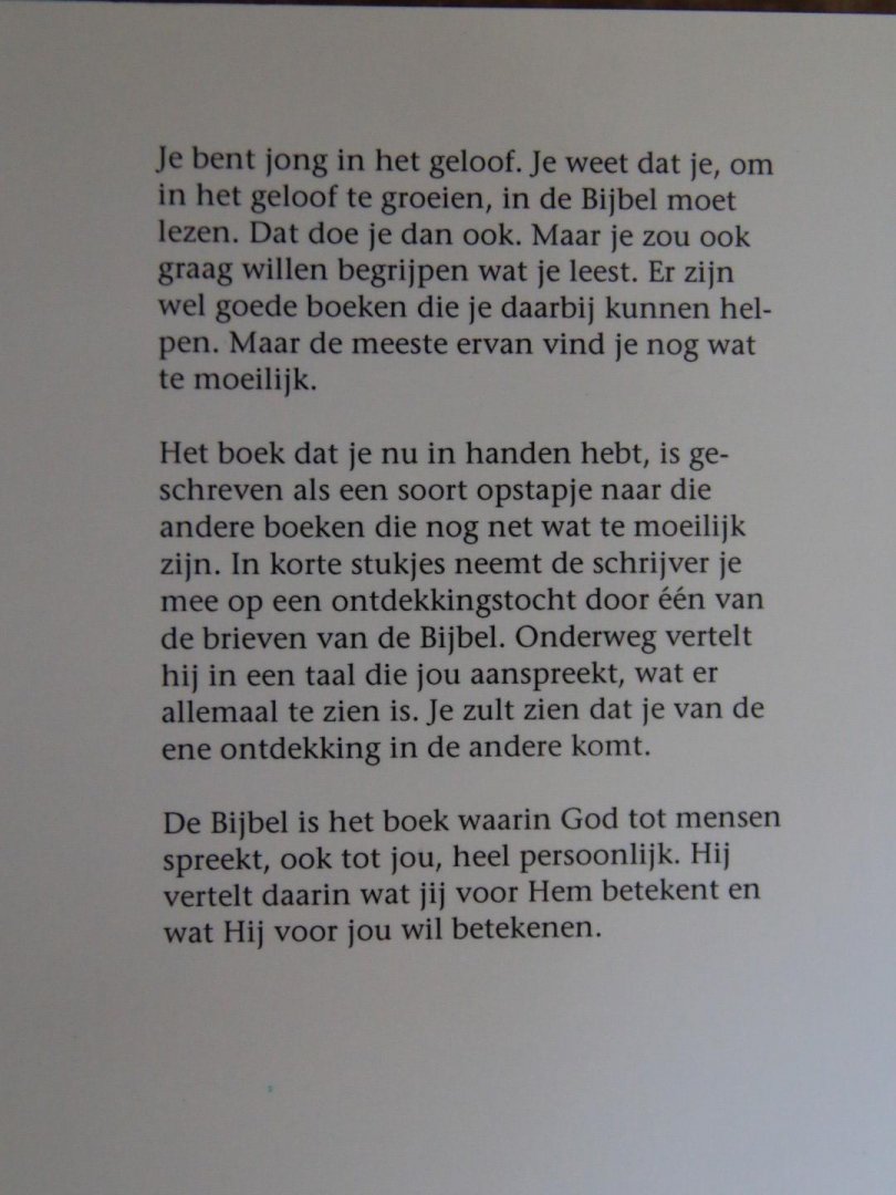 Koning, M.G. de - De eerste brief aan de Korinthiers. Een verklaring van Paulus' brief, speciaal voor jou nr.2