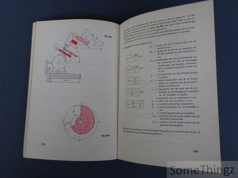 C. van Terheijden, J. Vanderhoeven. - gereedschapswerktuigen voor de verspanende bewerkingen.