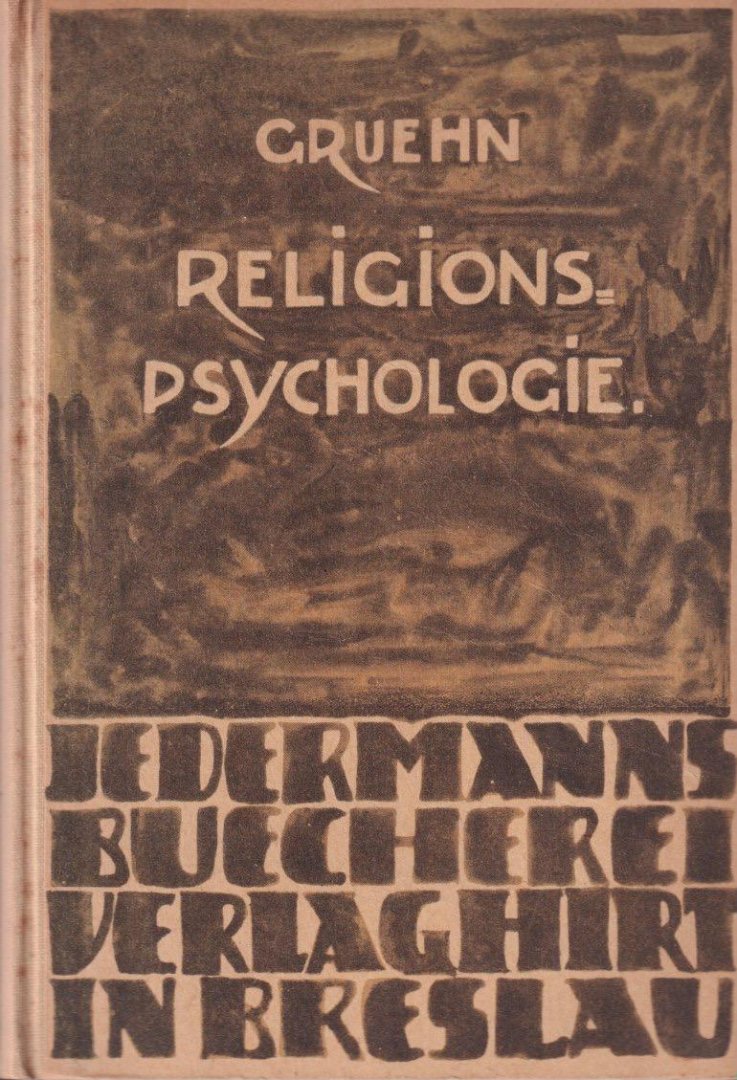 Gruehn, Werner - Religionspsychologie