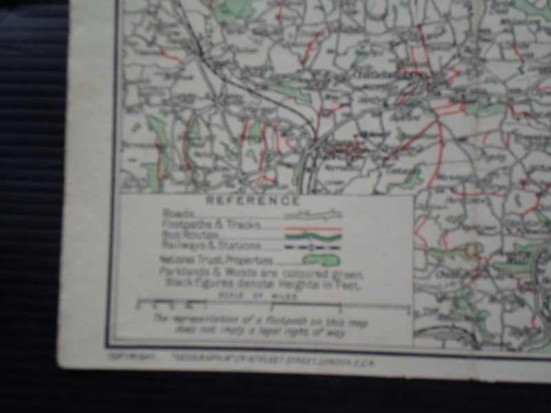  - noordelijk deel ZO Engeland [midden bovenaan kaart Lynton]