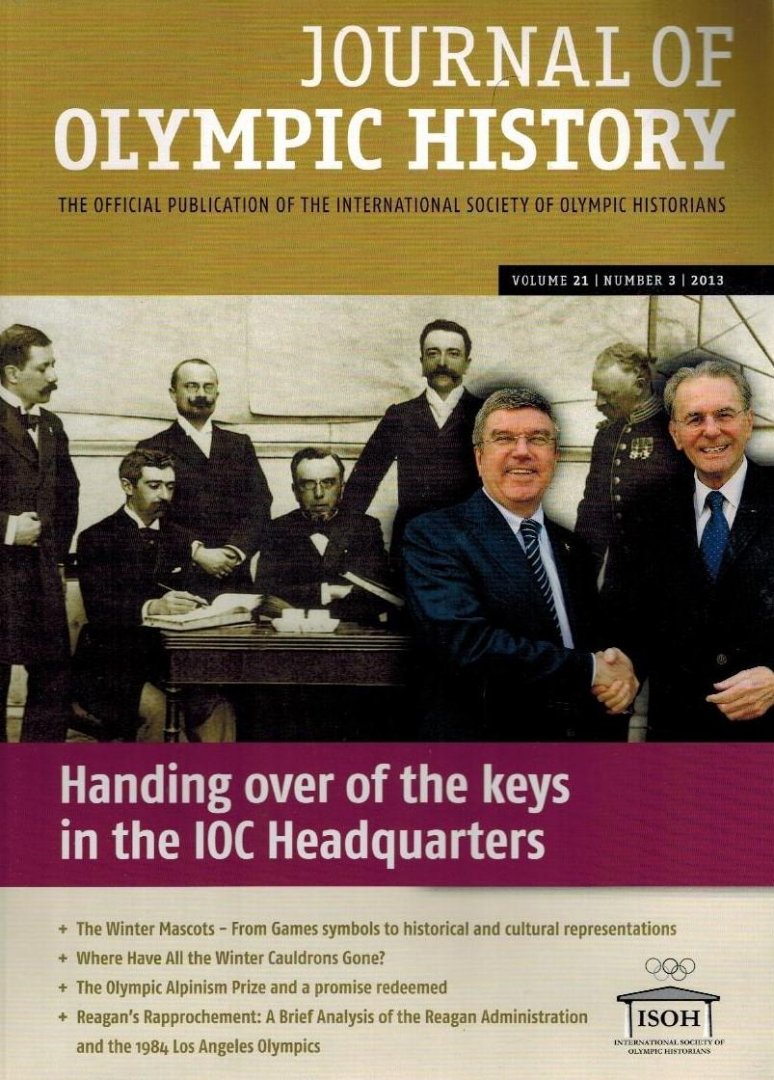 Wassong, Stephan - Journal of Olympic History -Volume 21, number 3 2013