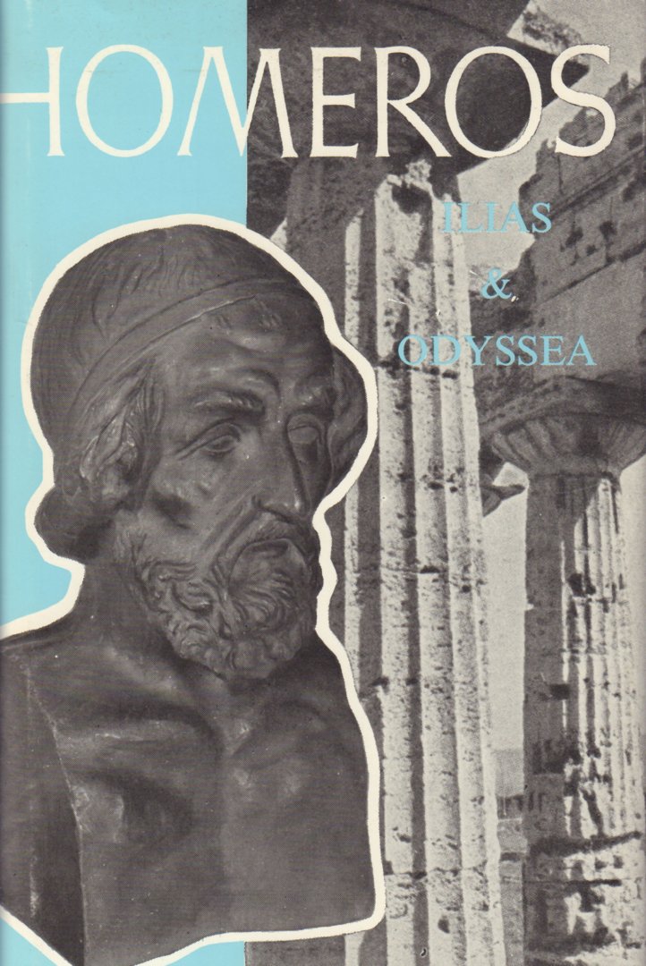 Homeros - Ilias en Odyssea, 748 pag. hardcover + stofomslag, gave staat