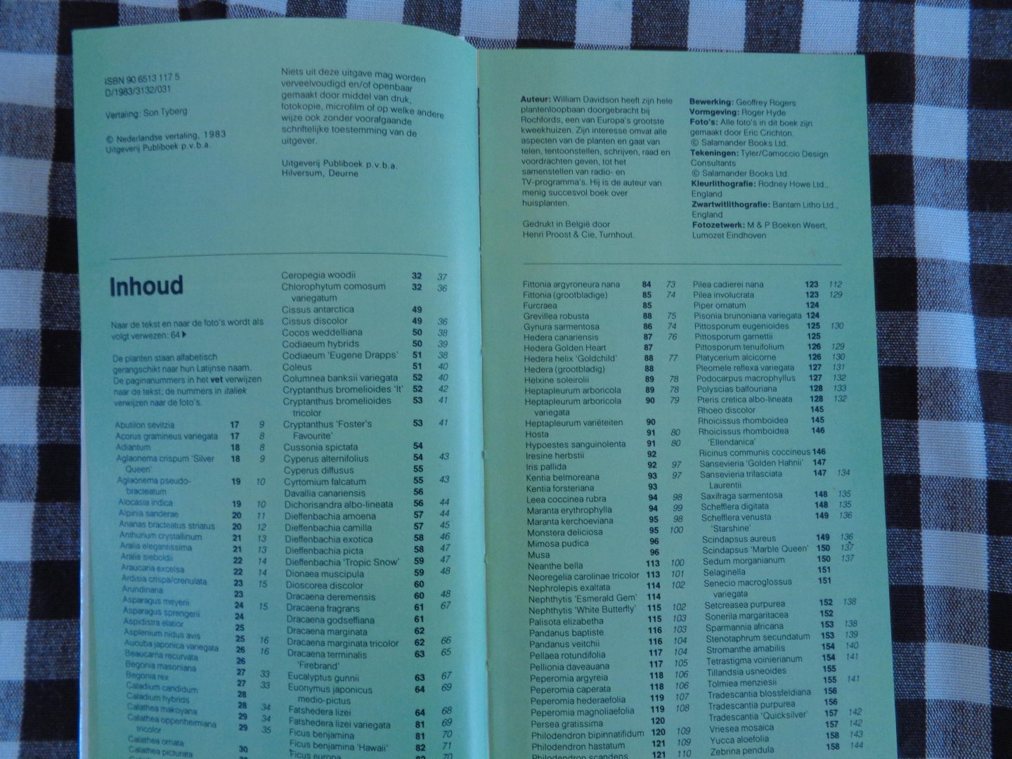 Davidson - Geillustreerde plantenwyzer bladsierpl / druk 1