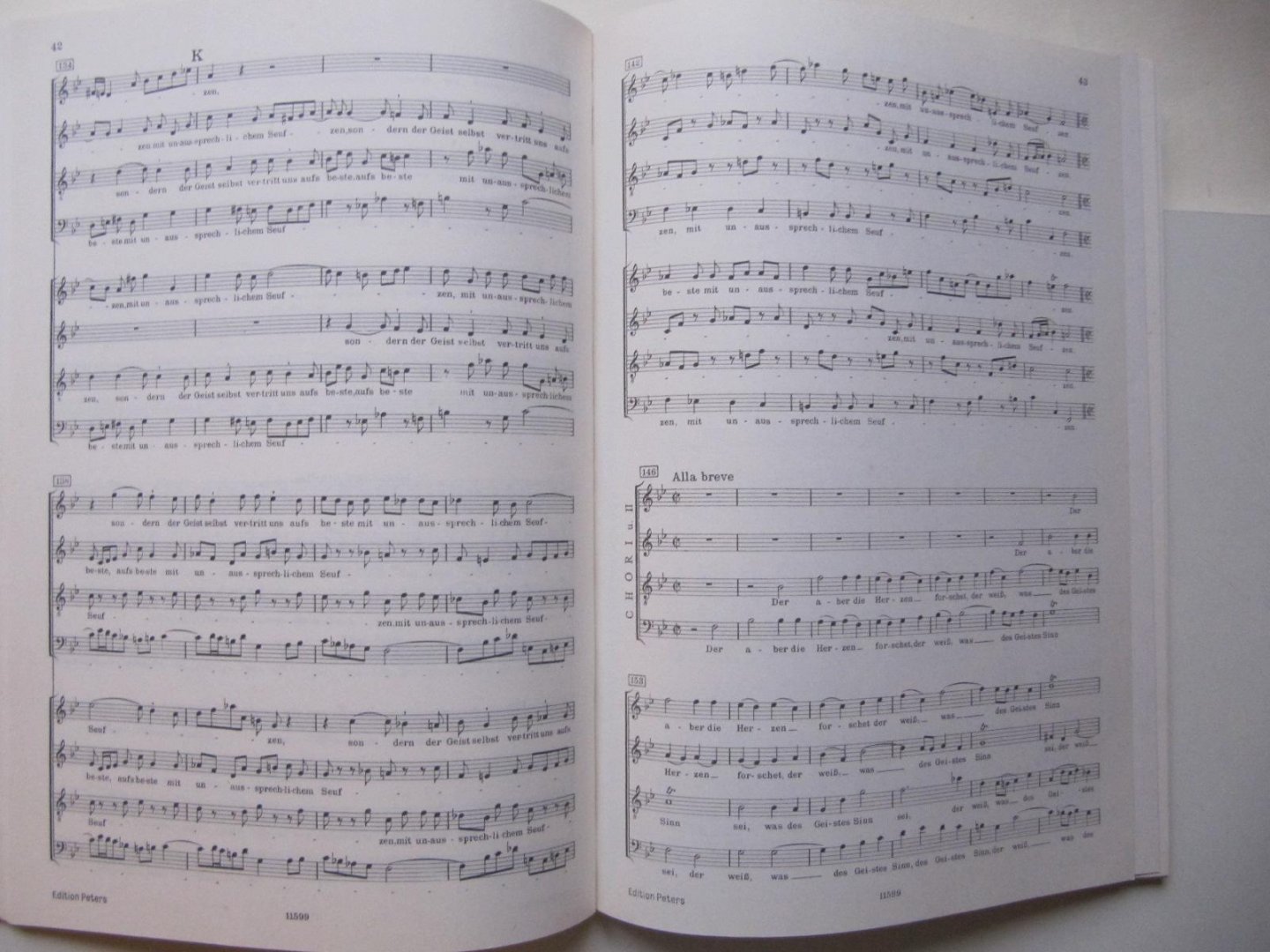 Werner Neumann - Bach Motetten- Partitur