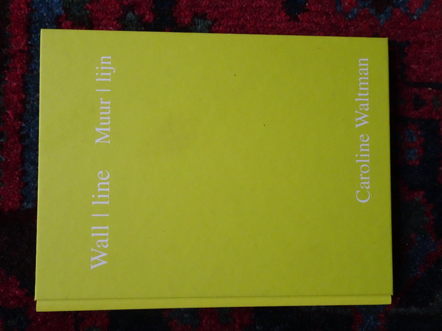 Waltman, Caroline - WALL / LINE  MUUR / LIJN