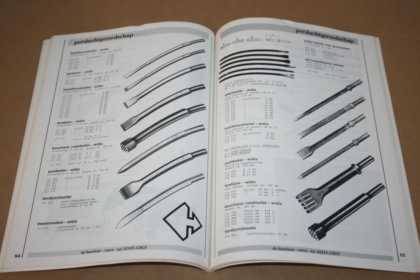  - Gereedschap & materiaal voor  houtsnijden, steenhouwen, keramiek, beeldhouwen, restauratie, kunststoffen, bronsgieten, boetseren