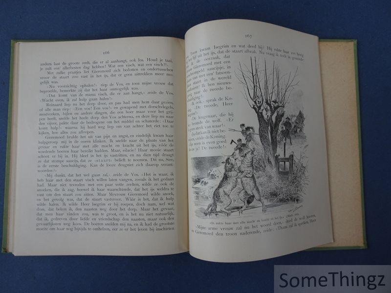 Louwerse, P. [Pieter] - Het leven van Reintje de Vos: oude en nieuwe vossen-verhalen verzameld door P. Louwerse. Met 40 houtgravuren.
