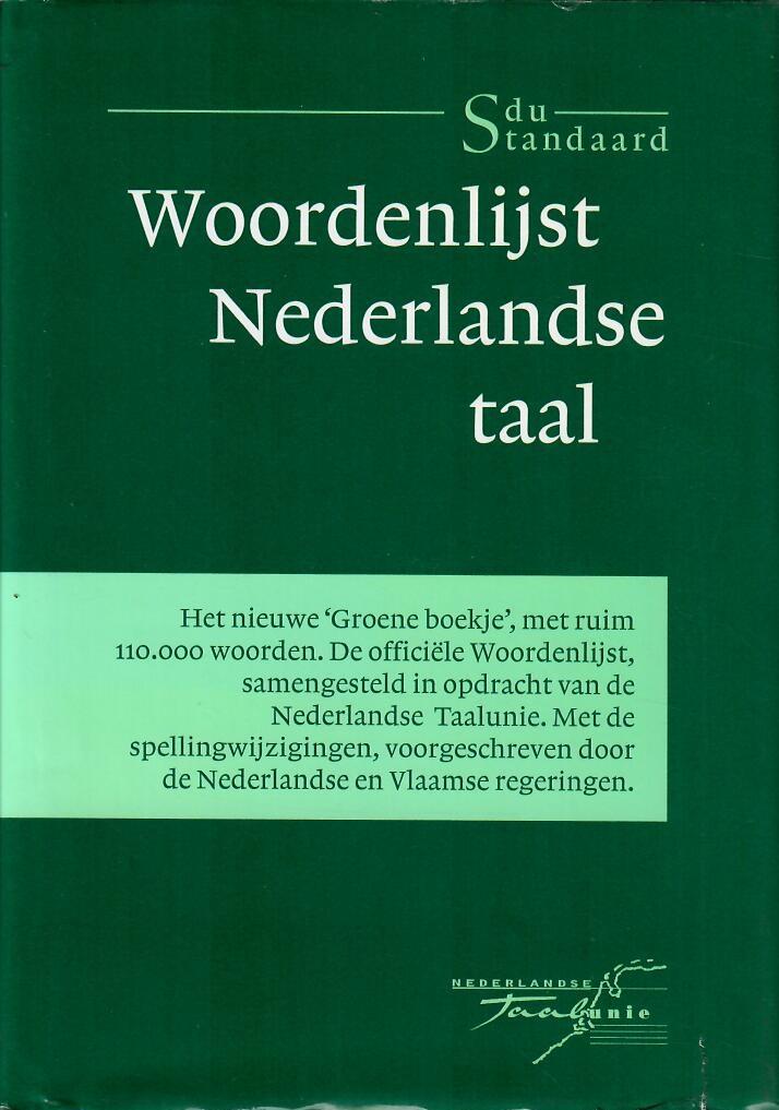  - Woordenlijst Nederlandse taal (Groene Boekje)