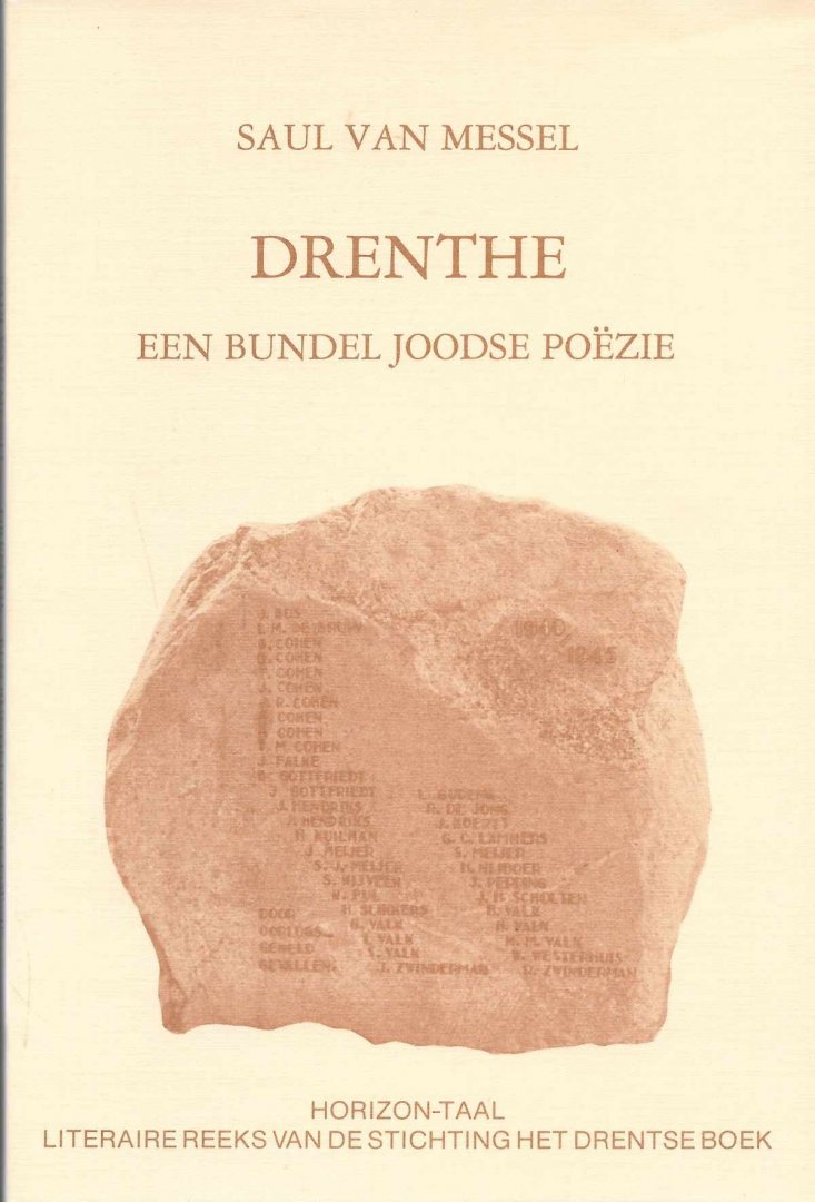 Saul van Messel - Drenthe Een Bundel Joodse Poëzie