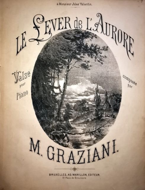 Graziani, M.: - Le lever de l`Aurore. Valse pour piano