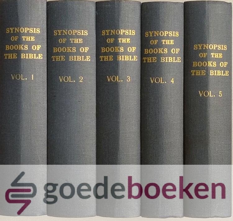 Darby, J.N. - Synopsis of The Books of the Bible, 5 Volumes complete --- Synopsis van de boeken van de Bijbel van de Bijbel, complete set Oude en Nieuwe Testament. In de Engelse taal