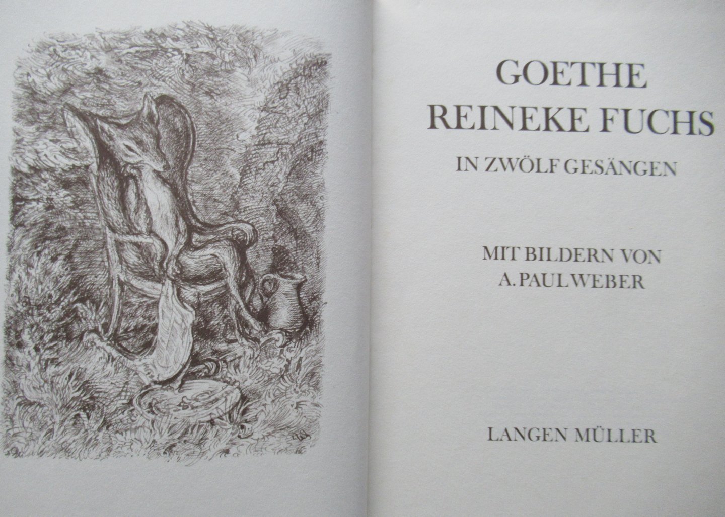 Goethe, Johann Wolfgang - Reineke Fuchs in zwölf Gesängen