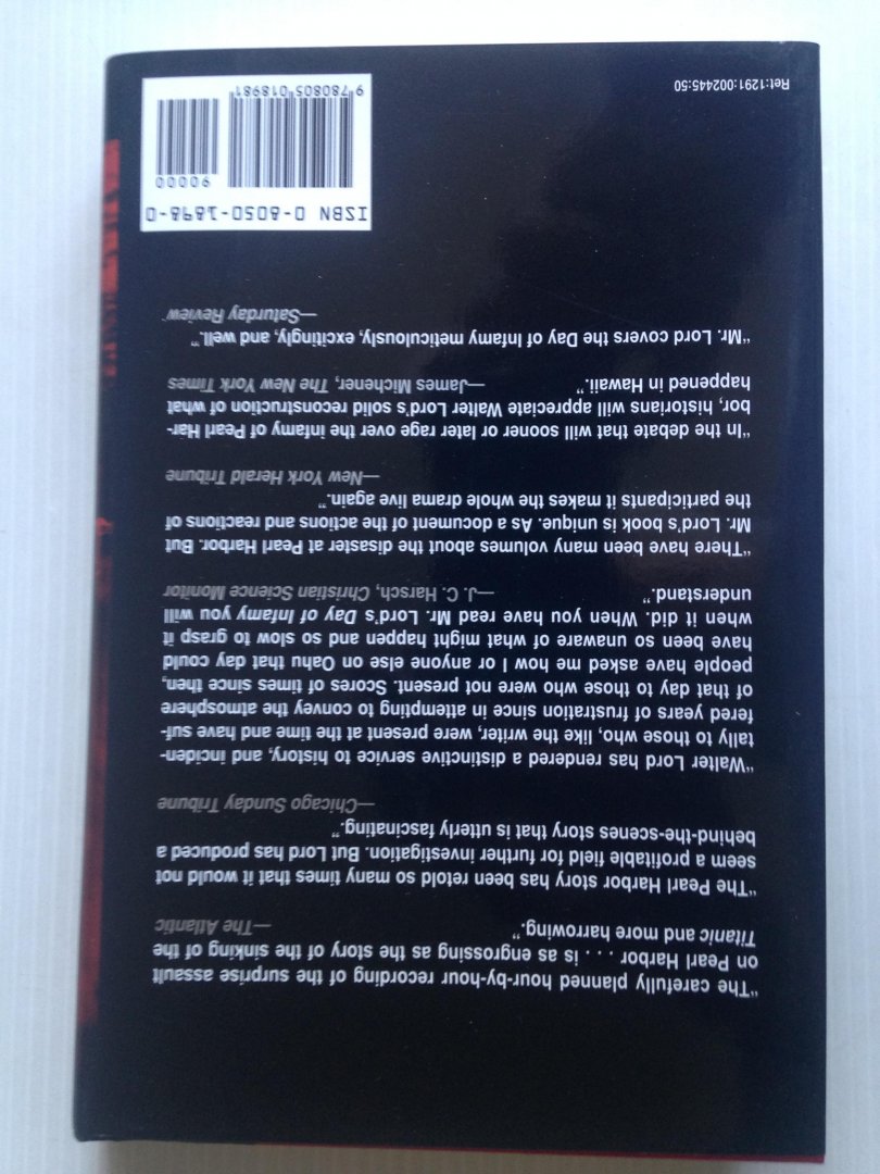 Lord, Walter - Day of Infamy, The Bombing of Pearl Harbor