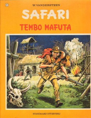 Vandersteen, Willy - Safari nr. 21, Tembo Mafuta, geniete softcover, goede staat