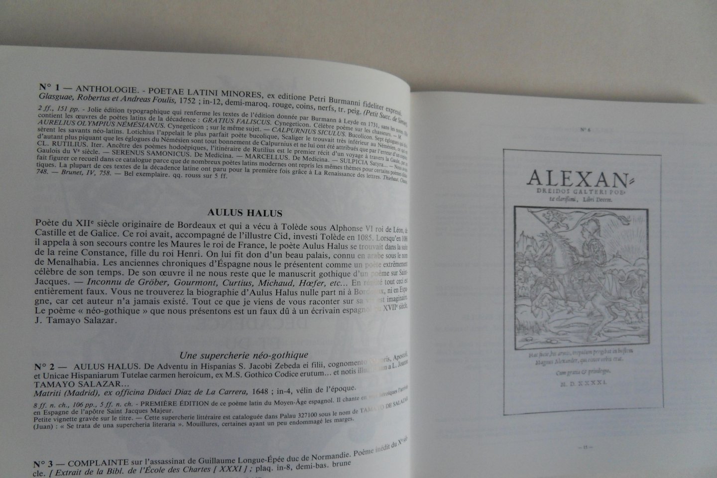Oberlé, Gérard. - POETES NEO-LATINS EN EUROPE (XI-XXe SIECLE) - AMOENITATES POETICAE LATINAE MODERNAE, SIVE CATALOGUS LIBRORUM POETAR. LATINOR. SEC. XI-XX.