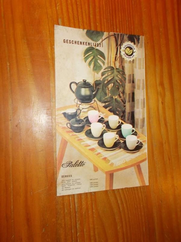 nn - Geschenkenlijst. Smith's Goudboonkoffie en Goudboonthee.