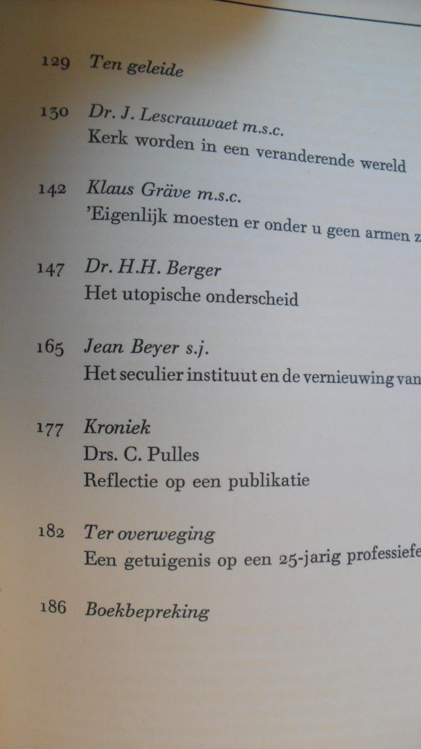 Redactie/ lescrauwaet  e.a. - ONS GEESTELIJK LEVEN