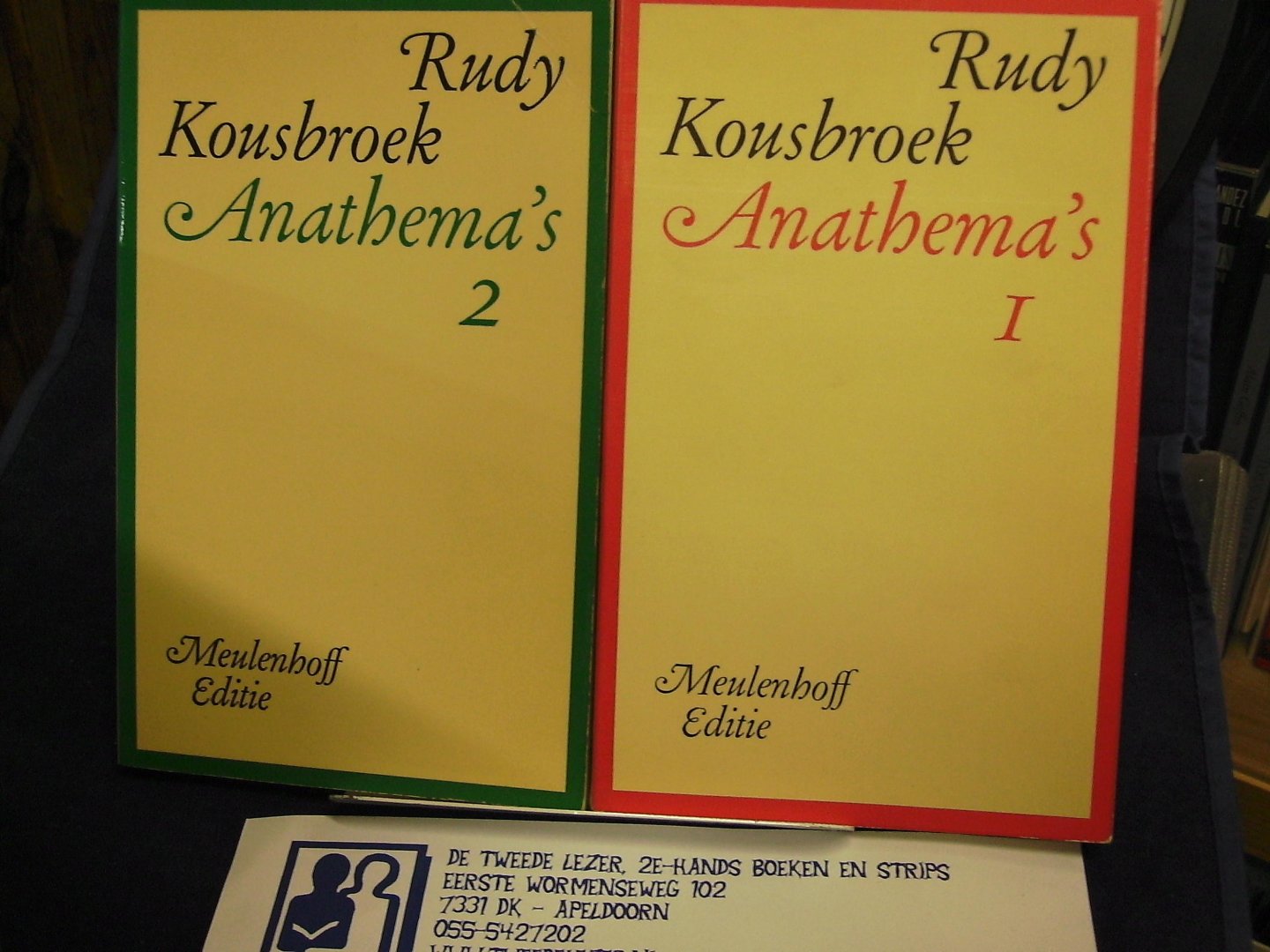 Kousbroek, Rudy - Anathema's  I en 2, verzamelde artikelen