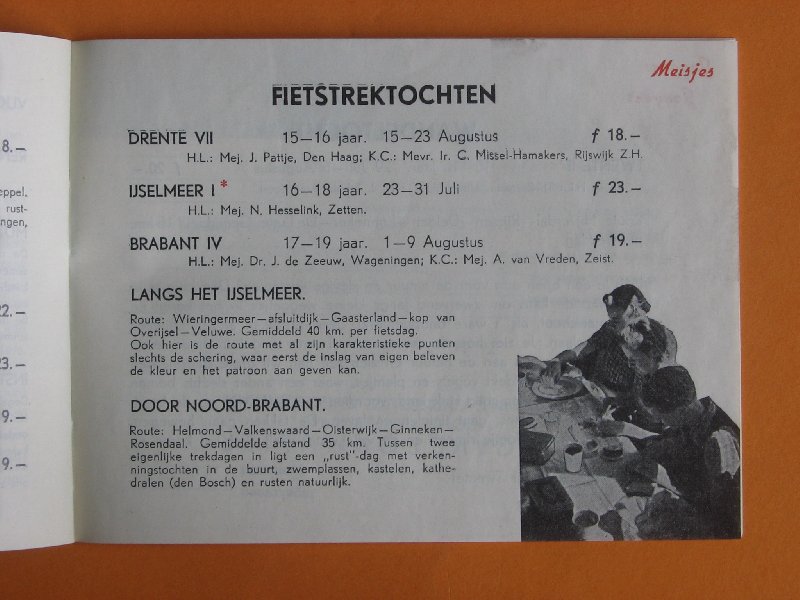 Folder - Naar onze zomerkampen, Vrijzinnig Christelijke Jeugd Centrale