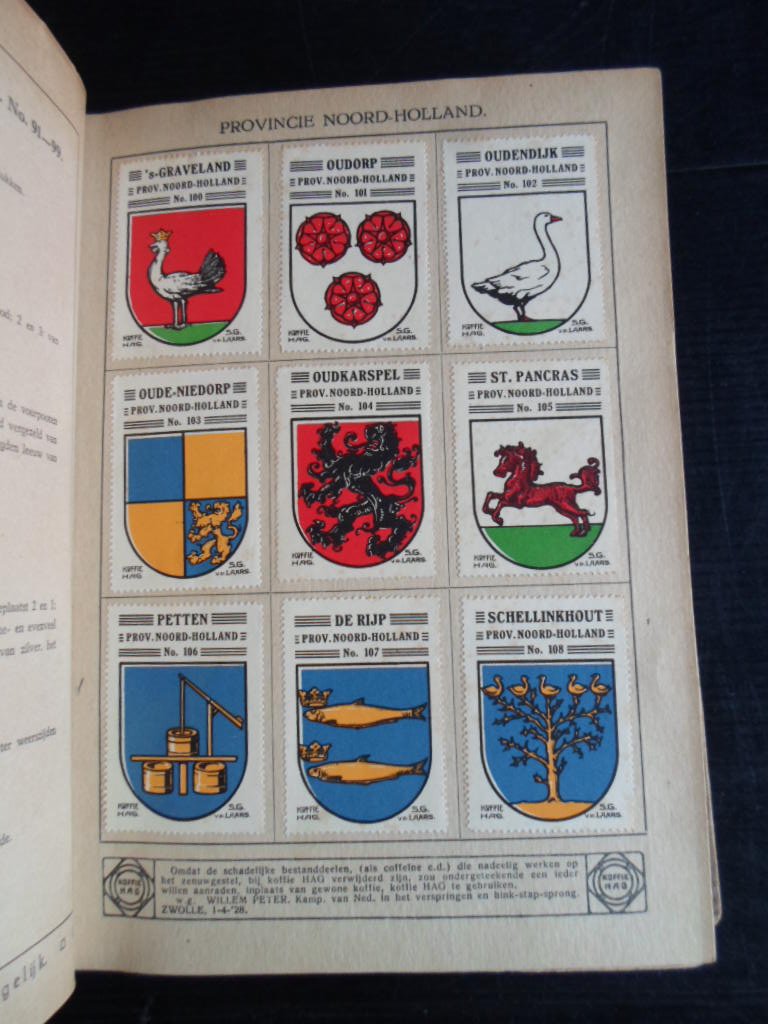 Laars, T.van der - Nederlandsche Gemeentewapens, 2 delen