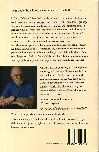 Sacks, Oliver - Musicofilia. Verhalen over muziek en het brein.