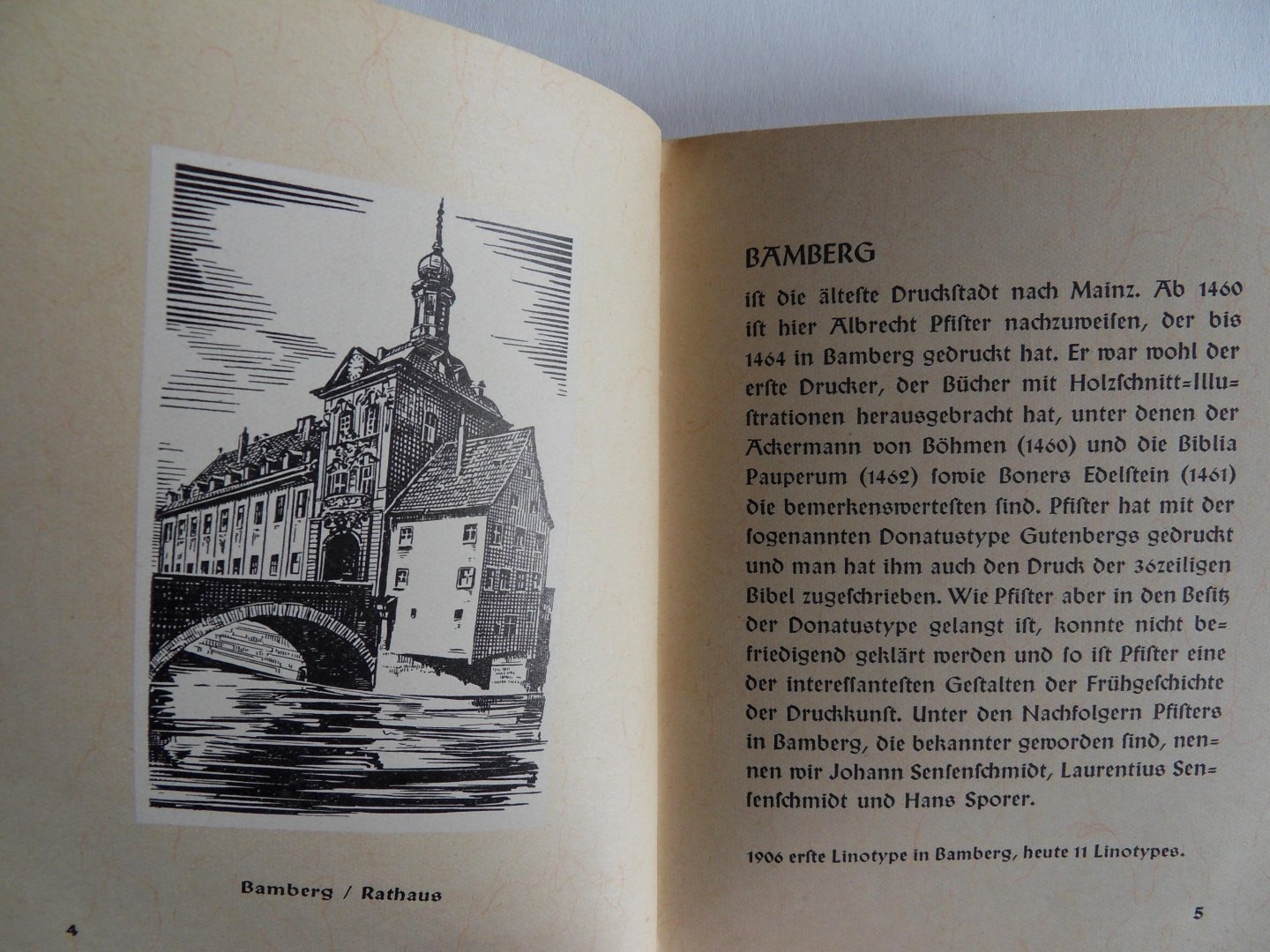 Mergenthaler Setzmaschinenfabrik. - Aus alten Tagen. - Druckhistorische Städteskizzen.