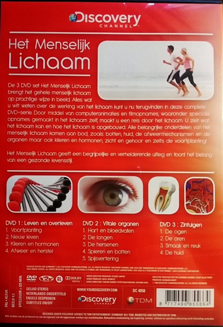 Vigué-Martin . & Studio Imago . [ ISBN 9789036630658 ] & DVD box [ ISBN 8717496856470 ] 5219 - Boek & 3 DVD' Het Menselijk Lichaam . & En het Boek De Atlas van het Menselijk Lichaam . ( Het menselijk lichaam is een geweldige machine die een groot aantal taken uitvoert. Om al deze taken uit te kunnen voeren zijn er specifieke lichaamssystemen -