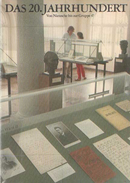 Zeller, Bernard - Das 20. Jahrhundert: Von Nietzsche bis zur Gruppe 47. Ständige Ausstellung des Schiller-Nationalmuseums und des Deutschen Literaturarchivs Marbach am Neckar. Katalog, Nr. 36