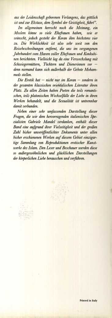 Mandel, Gabriele - Islamische Erotik.