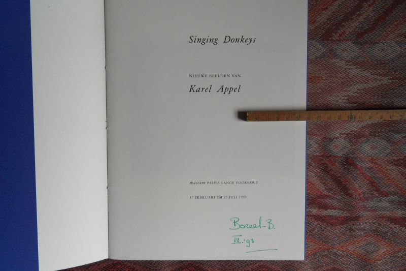 Kuspit, Donald (inleiding). - Singing Donkeys. - Nieuwe beelden van Karel Appel.