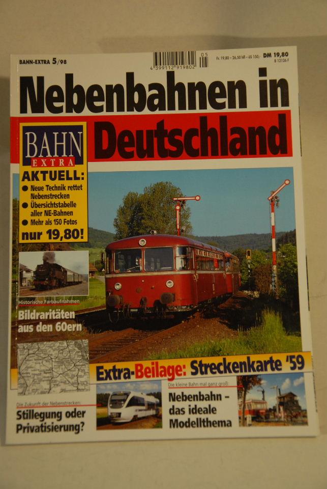 AAA - z. g.a.n. Bahn Special nr. 5 : Nebenbahnen in Deutschland 1998