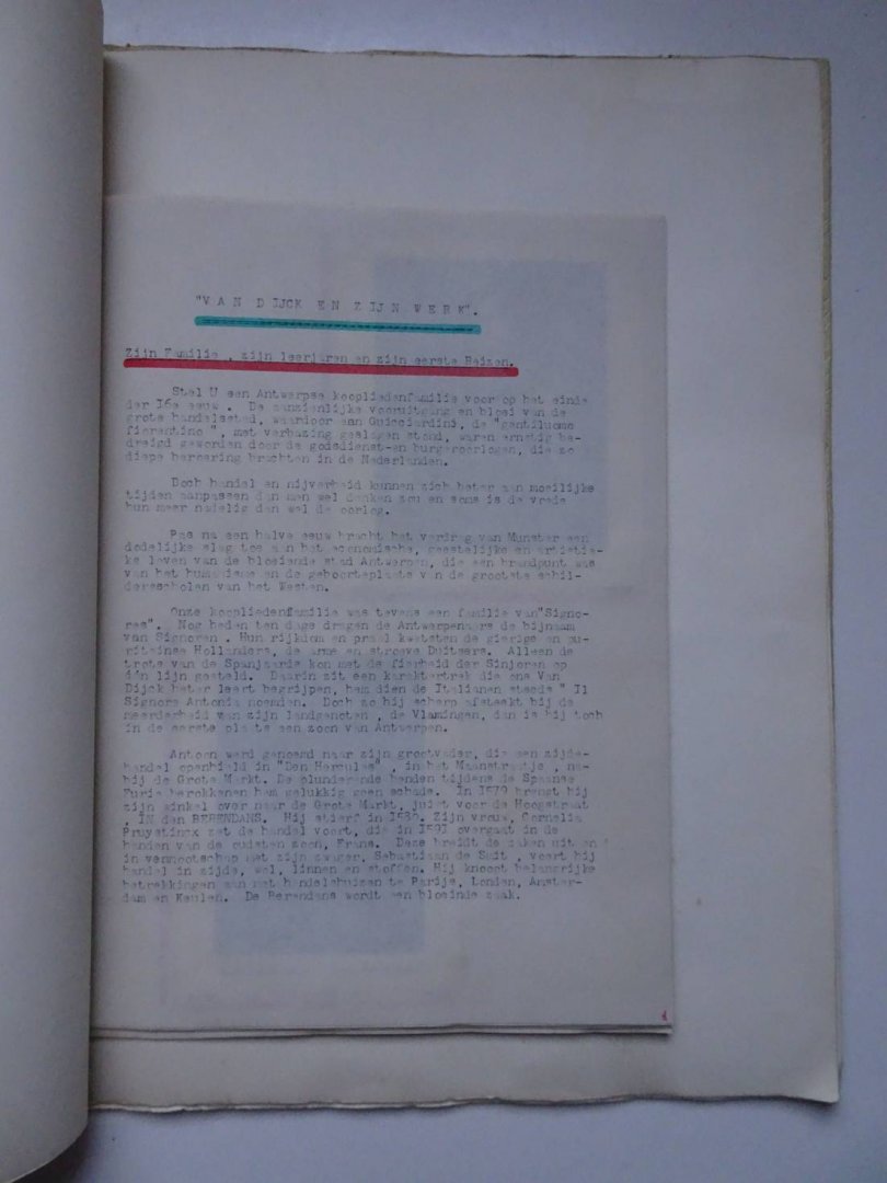 Tuypens, Antoon. - Antoon van Dyck's oeuvre 1599-1641.