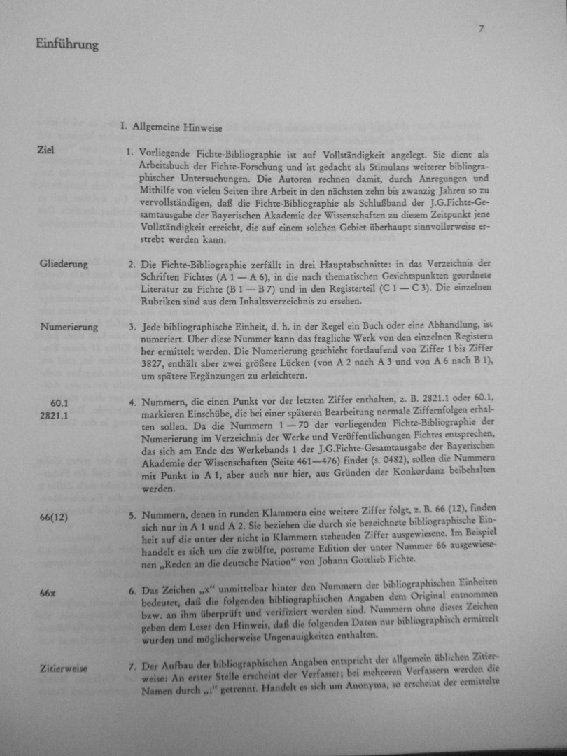 Baumgartner, H.M. / Jacobs, W - J.G. Fichte Bibliografie