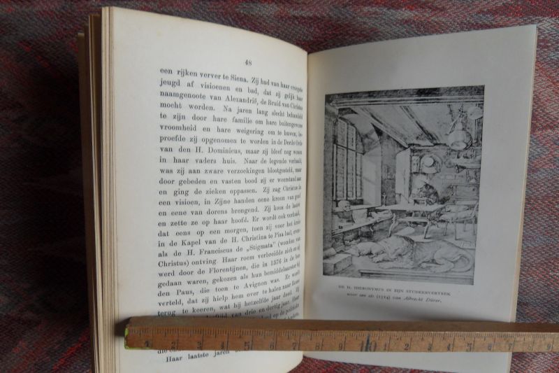 Tabor, Margaret E. (naar het Engels door H.F.). - De Heiligen in de Kunst..- Hunne Legenden, Attributen en Symbolen alfabetisch gerangschikt.