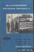 Diverse auteurs - Folder: NS-autobusdienst Amsterdam-Den Haag v.v.