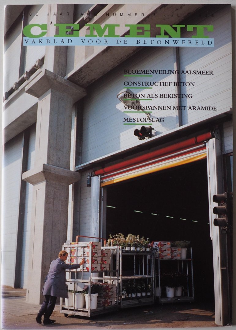 Vlugt B W van der e.a. - Cement Vakblad voor de betonwereld 38e jaargang nummer 7 juli 1986