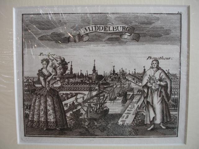 Middelburg. - Middelburg. Neugierige Passagiere auf Reis.