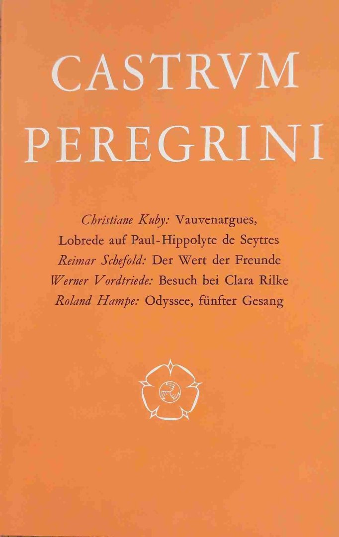 CASTRUM PEREGRINI - Castrum Peregrini CXXIX - CXXX.