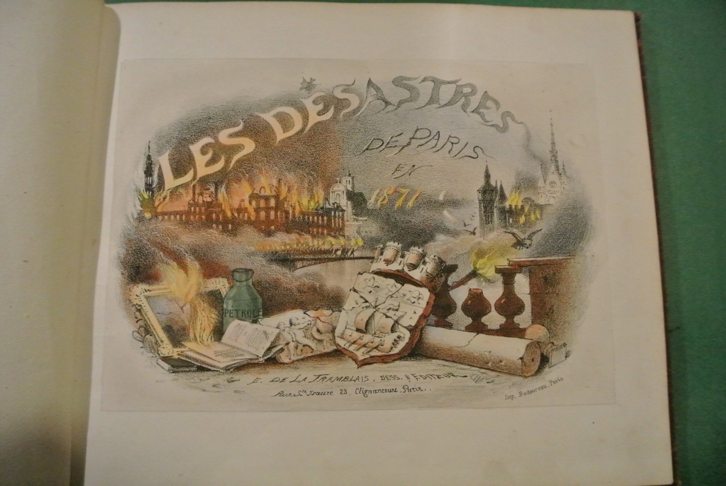 Tramblais, E, de la - LES DÉSASTRES DE PARIS EN 1871