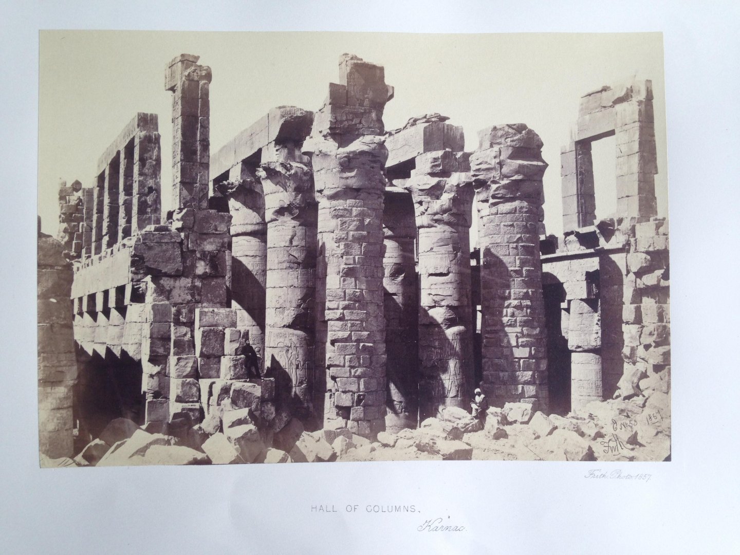 Frith, Francis - Hall of Columns, Karnac, Series Egypt and Palestine