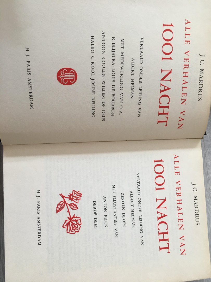 J.C. Mardrus - Alle verhalen van 1001 nacht, derde deel