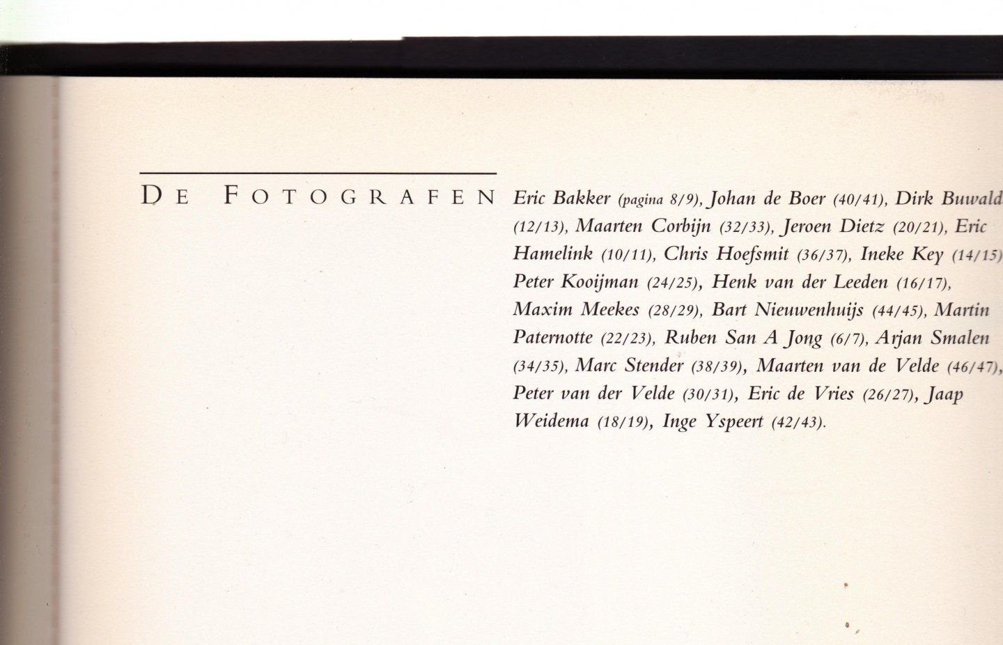 Louis Ferron , voetnoten - De fotografen
