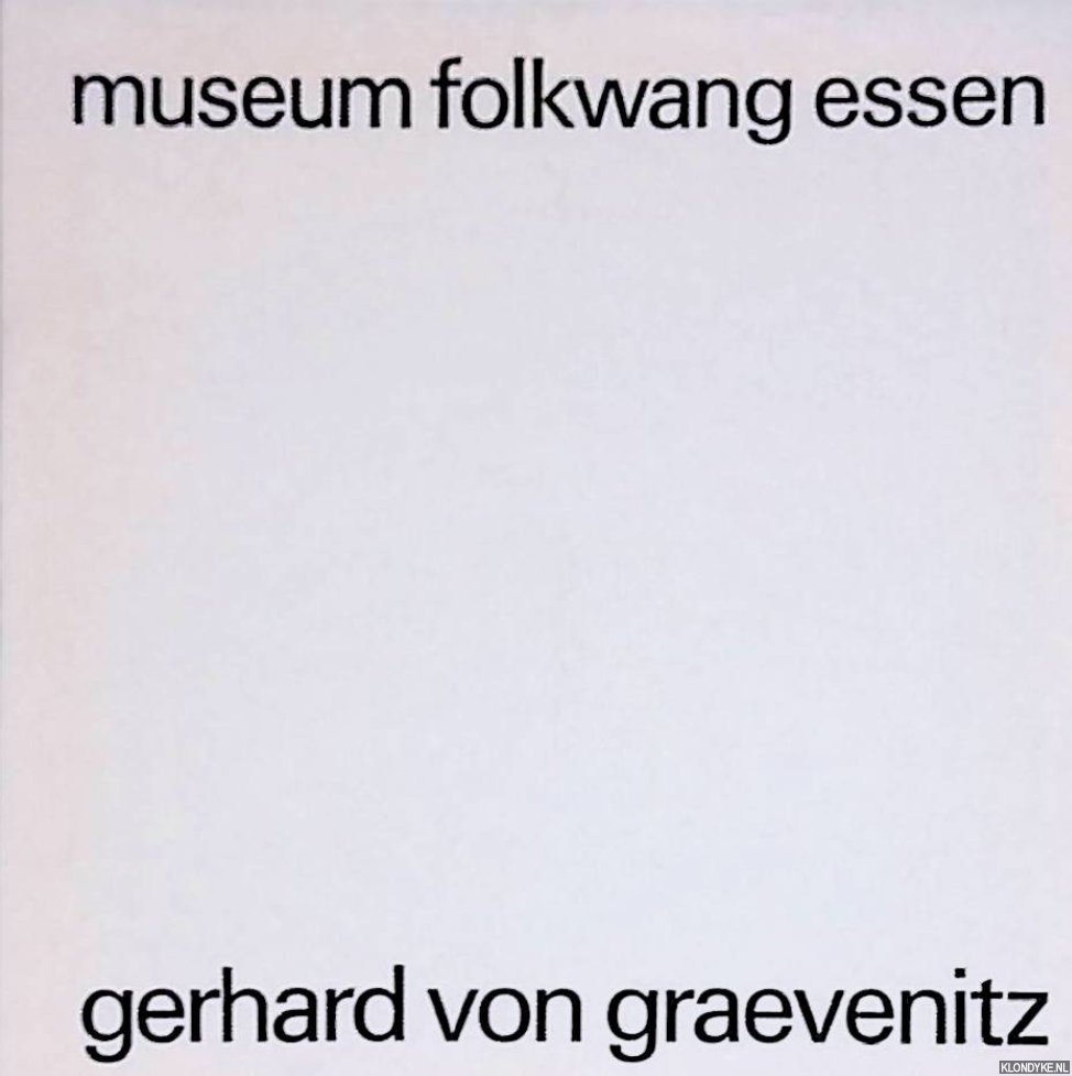 Graevenitz, Gerhard von - Gerhard von Graevenitz