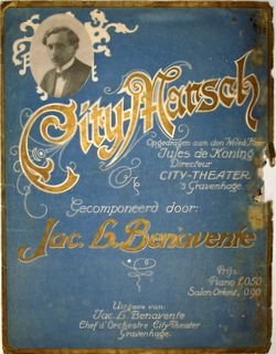 Benavente, Jac. L.: - City-marsch. Piano