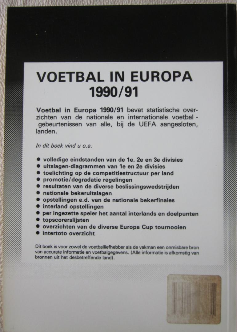 Clayton, David en Buitenga, Jan - VOETBAL IN EUROPA 1990-91